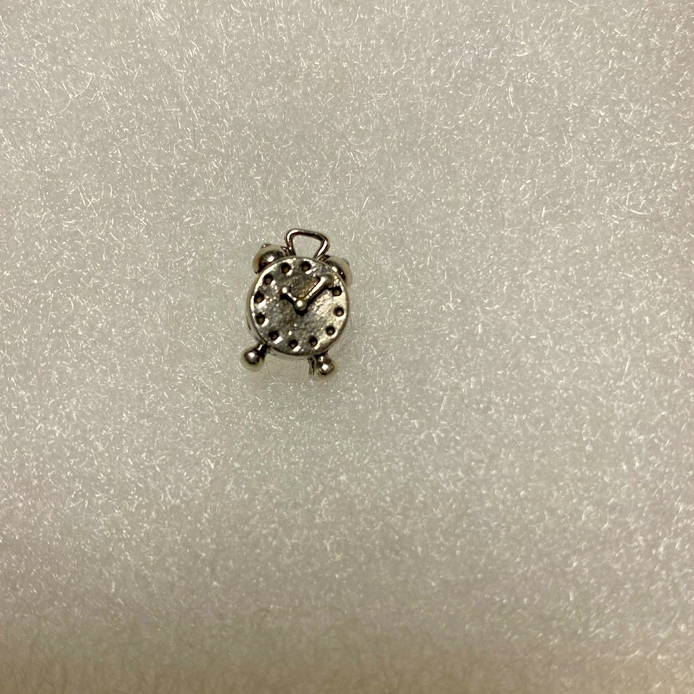 2011 edition vintage Pandora clock bracelet charm S925 ALE 790449.
